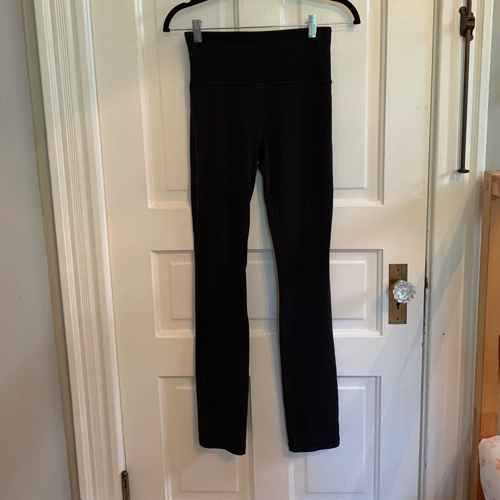 Athleta Black Rib Skinny Leg Pant - Size S
